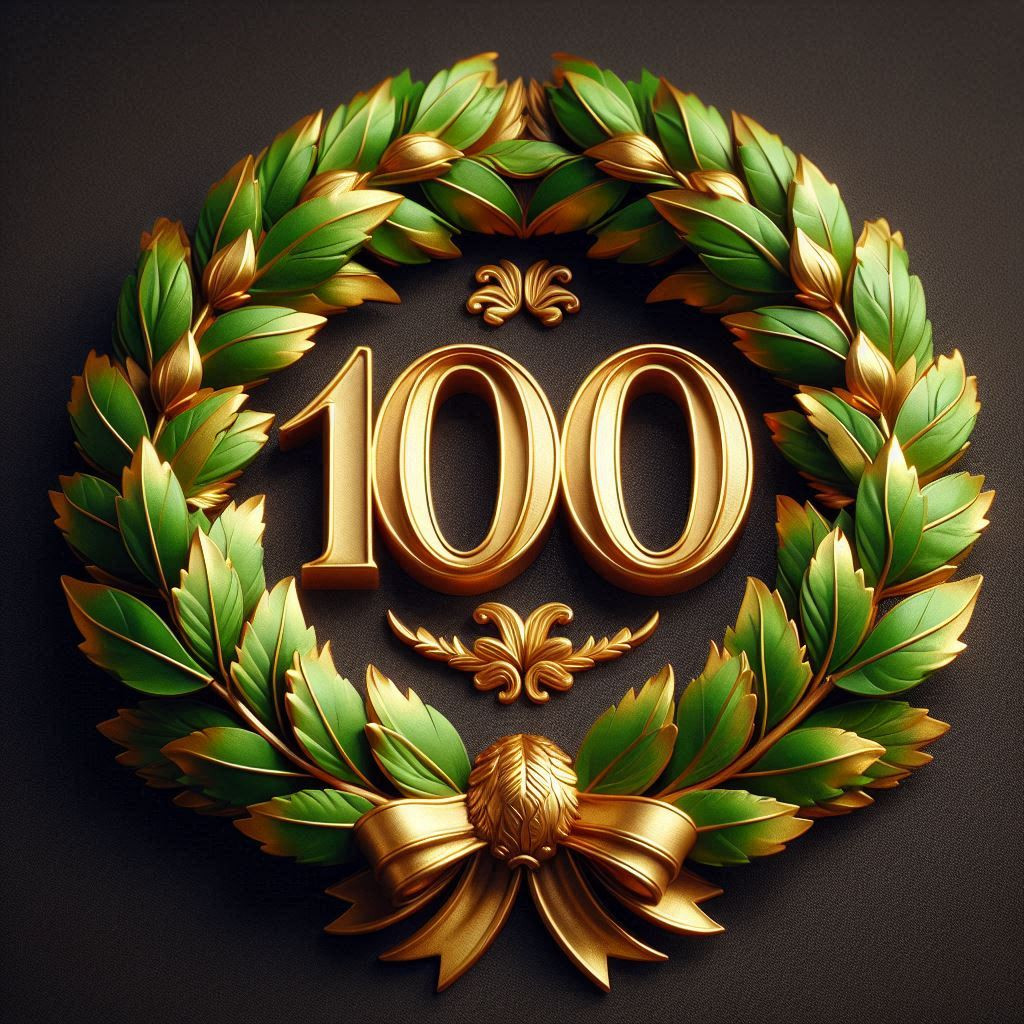 100 Jahre Chamavia Lorbeerkranz